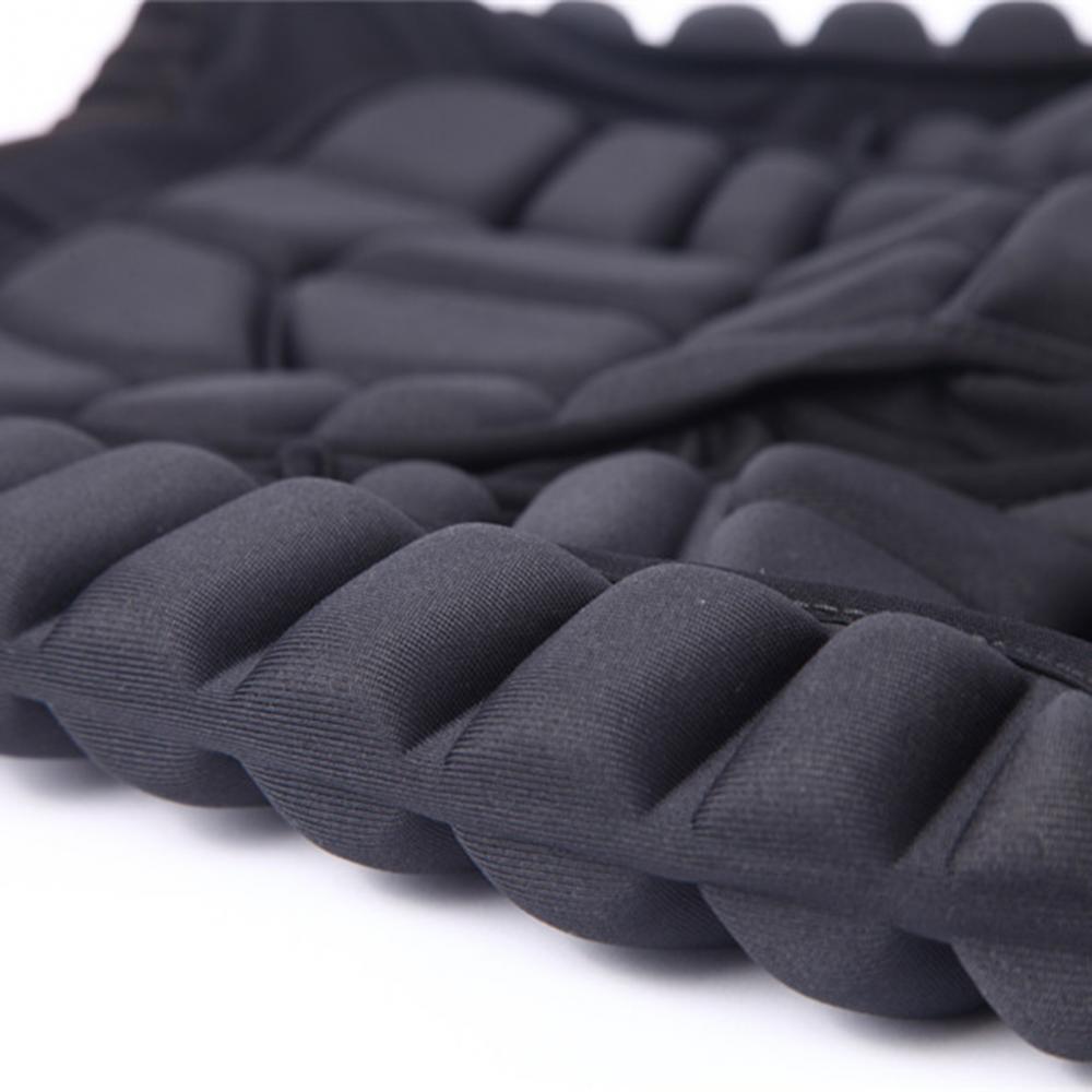 Unisex Polyester Motorcycle Snowboard Ski Protective Hip Butt Padded Shorts Cycling Clothing Black Breathable Shorts