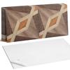 Dekoracyjne Kafelki Ścienne Samoprzylepne Winyl Wzór Geometryczny Z Drewna 10X40X20 Cm