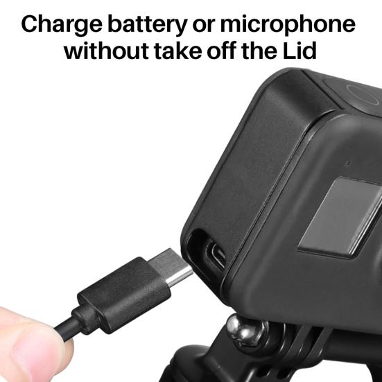 Wear-resistant Shockproof PC Lid Cover for Camera Battery Gopro 8