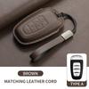 Leather Car Remote Key Case Cover Shell Fob For FAW Hongqi H5 HS5 H9 HS7 H7 L5 HS3 L9 E-HS9 E-QM5 LS7 E-HS3 Keychain Accessories