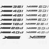 3D XDrive 20d 35i 28d 30d 35d 30i 20i 48d 50d Letter Logo Car Rear Trunk Badge Emblem Decal Sticker For X1 X2 X3 X4 X5 X6 X7
