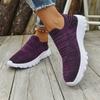 Unisex Knitted Loafers, Round Toe Slip-On Flats, Breathable Casual Shoes Wholesale for Men and Women