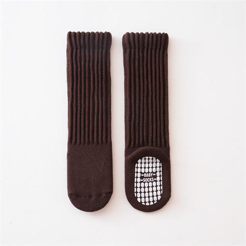 0-4Y Autumn Winter Thick Warm Knee High Socks For Girs Boys Fashion Simple Anti slip Floor Socks Children Clothing Accessories