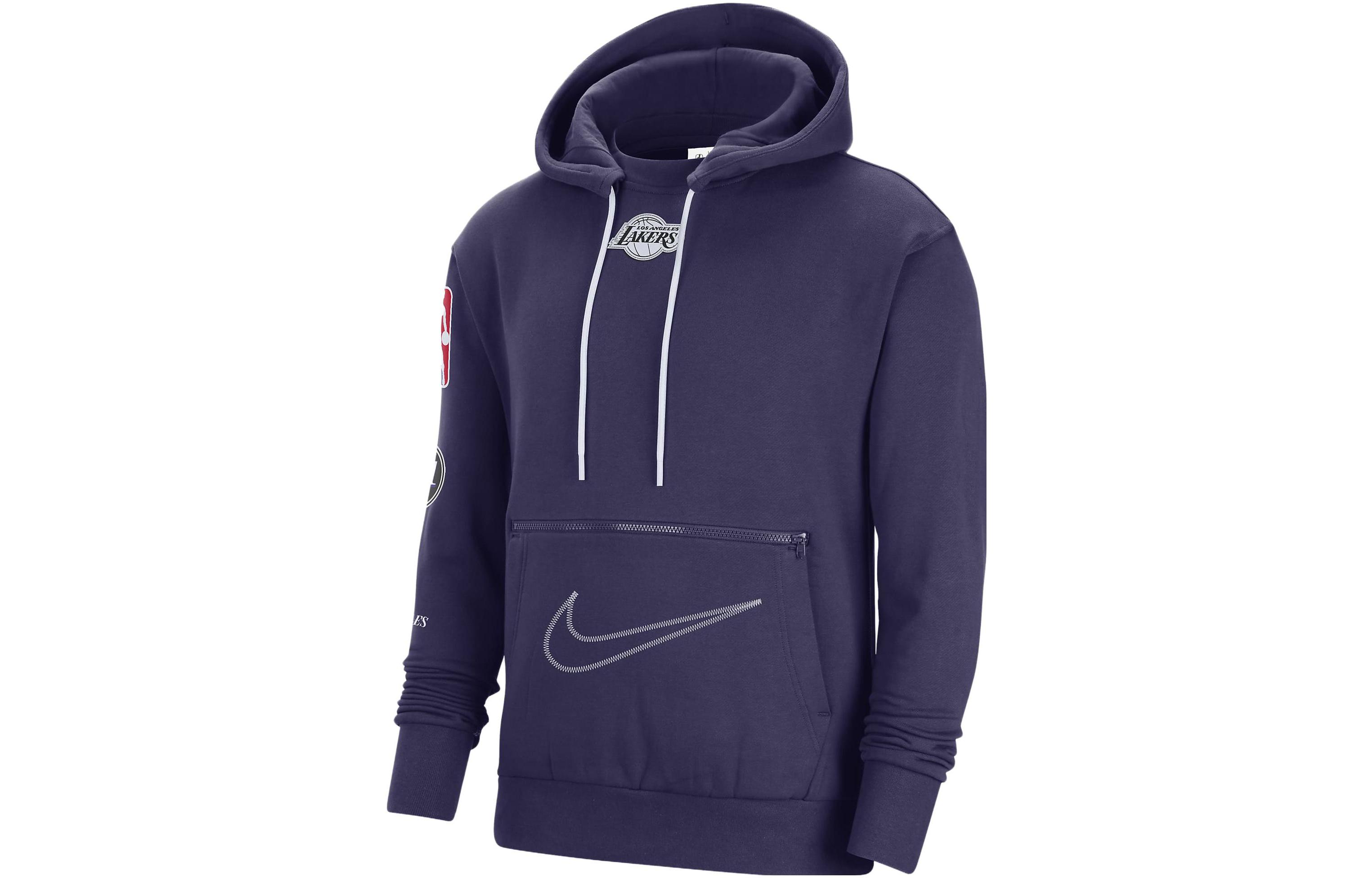 Nike Nba Los Angeles Lakers Courtside Loose Fit Hoodie DN4725-535 L