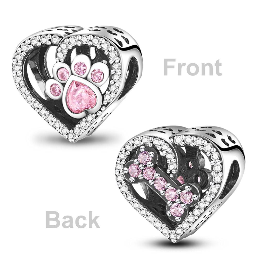 Luminous Firefly Charms Beads Copper Owl Cat Love Dangle Fit Original Pandora Bracelets Diy Jewelry