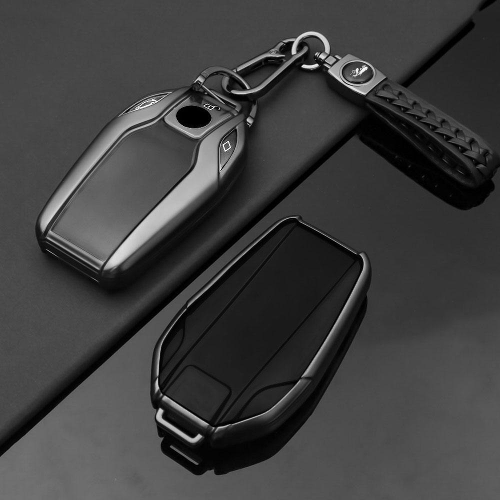 Grey Tpu Key Case For Bmw G30 G12 G11 G32 G31 5 7 Series I8 I12 I15 G01 X3 X4 G02 G05 X5 G07 X7 Accessories Led Display