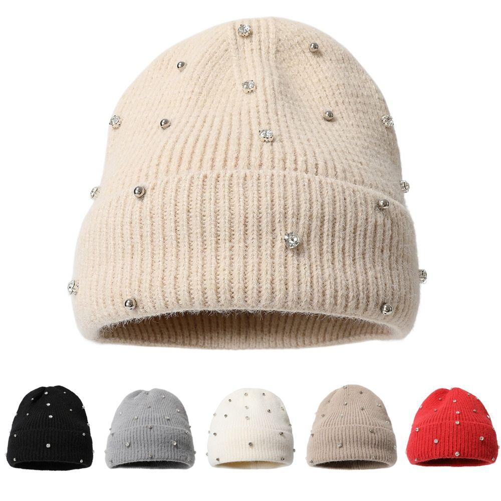 Casual Skullies Cap Keep Warm Pullover Yarn Hat Outdoor Warm Bonnet Beaanies Autumn Winter