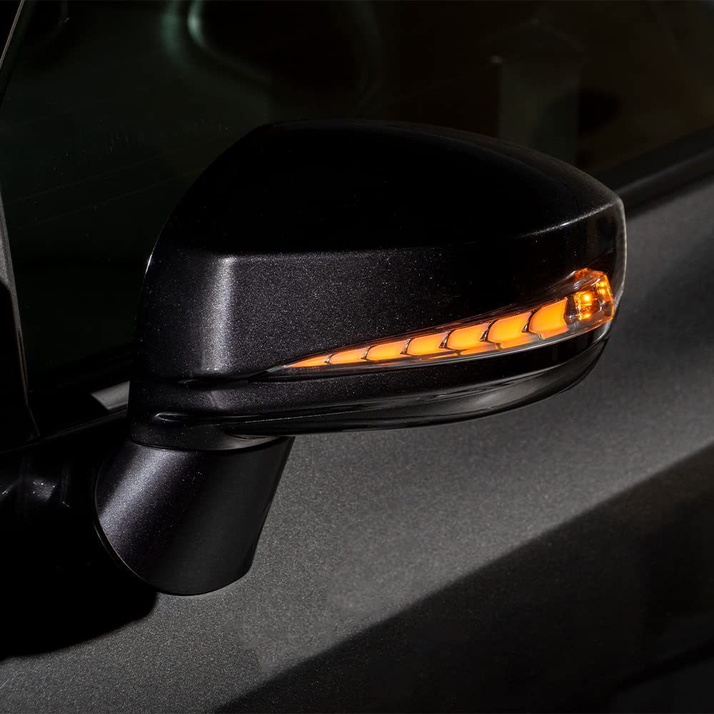 

R35 Динамічний повторювач повороту в дзеркалі заднього виду LED Додаткова лампа Білий KAB Ultimate Металік Сріблястий GT-R