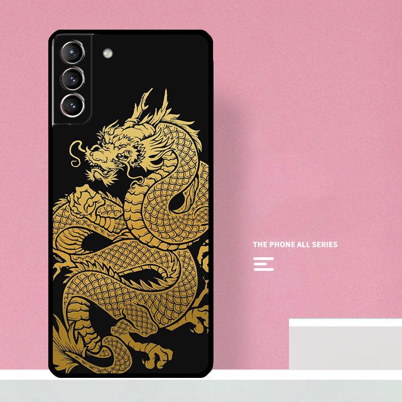 Chinese Dragon Phone Case For Samsung Galaxy S25 S26 Ultra S20 S21 S22 S23 S24 Plus S10 S25 FE Cover Coque