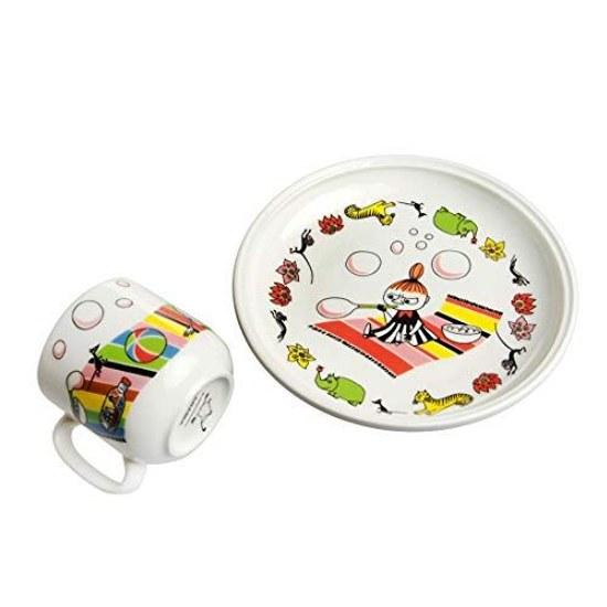 Arabia childrens dish set Chibi no Mii mug plate Moomin