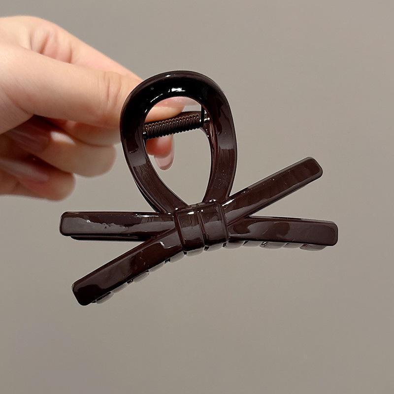 Elegant French Retro Small Shark Hair Clip for Thin Hair