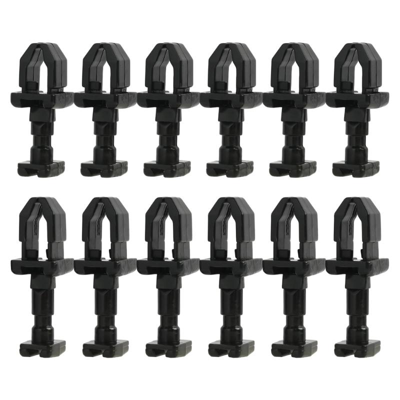 Pack of 12 Quick Installation RVs Fridge Vent Cover Latches Clips Kit No Tools Needed Universal Fit for Multiple RVs Models 1