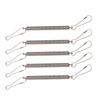 Metal Spring with 2 Clips Durable Stainless Steel Small Animal Cage Accessories Fixing Food Water Dispenser for Rabbit