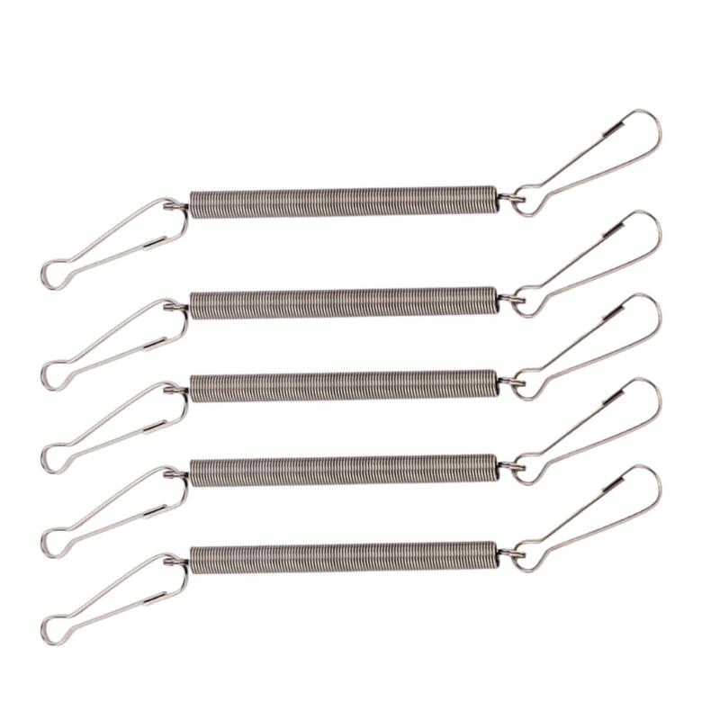 

5PCS Spring with 2 Clips Used Singly or in Combination to Hold Rabbit Water Dispenser Drinking Bottle for Small Animals