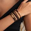 Handmade Versatile Splicing Wooden Bead Retro Bracelet Set with Universal Design for Men and Women