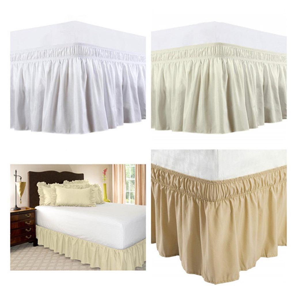 Buy Elastic Bed Skirt for Bed Accessories Tight and Loose Decoration
