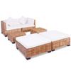 Day and Night - Day and Night 16-piece Natural Rattan Sofa Set