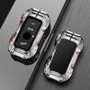 BMW Key Cover: Compatible with BMW X1, X2, X3, 320li, 5 Series, 3 Series, 7 Series, 525li - Metal Business Shell Case.