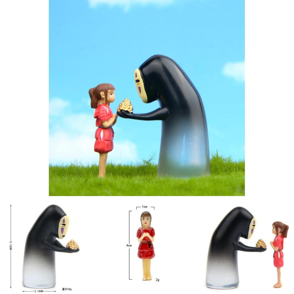 No Face Man Ogino Chihiro Resin Art Figurine Gift For Celebrations With Creative Design For Kids And Adults