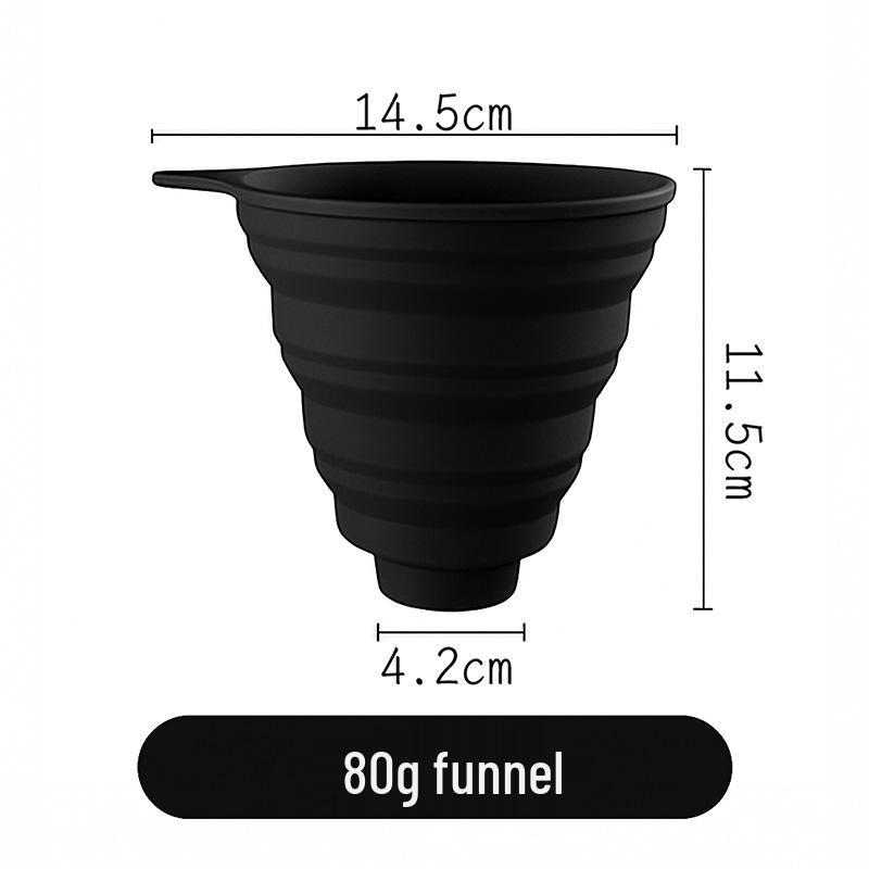 Foldable Food-Grade Oil and Wine Dispensing Funnel