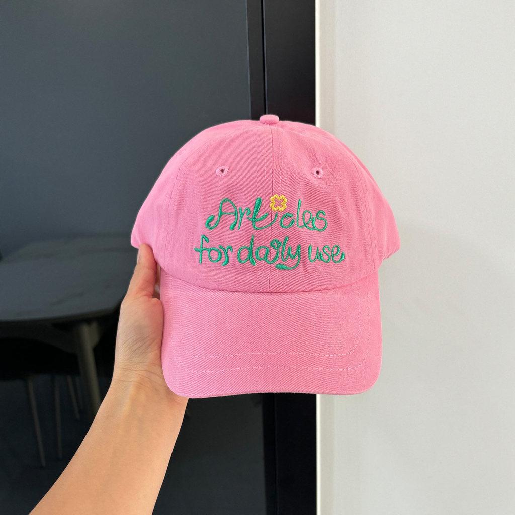 

Cotton Embroidered Baseball Cap For Women With Sun Protection In Spring