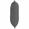 Back Cushion Dark Gray 50 x 19 x 45 cm Fabric