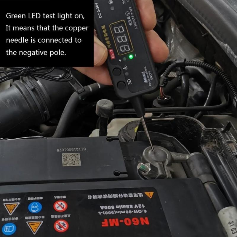 Auto-Stromkreisprüfer DC0-36V Fahrzeug-Pulssensor-Signal LED-Licht Prüfstift Sonde Auto-Spannungsmesser Elektrisches Werkzeug