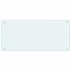 VidaXL Dosseret de cuisine Blanc 90x40 cm Verre trempé 249457