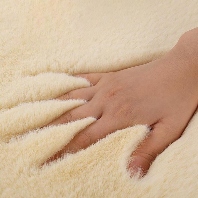 Plush Seat Cover Set Universal Luxury Car Seat Cushion Auto Protector Mat Winter Soft Warm Fur Cover Auto Interior