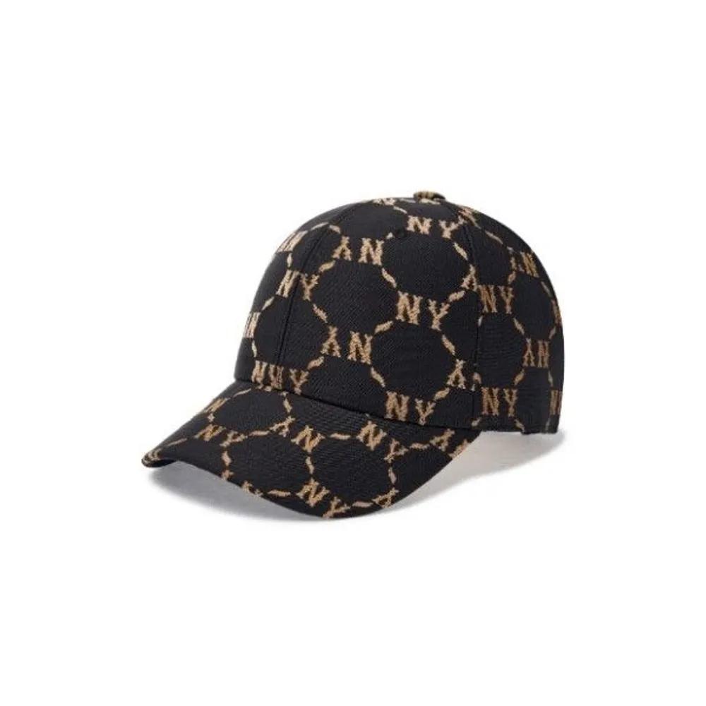 [MLB] Cap JQT 3ACPM044N-50BKS Diamond Monogram Jacquard Structured Ball Cap New York Yankees FREE
