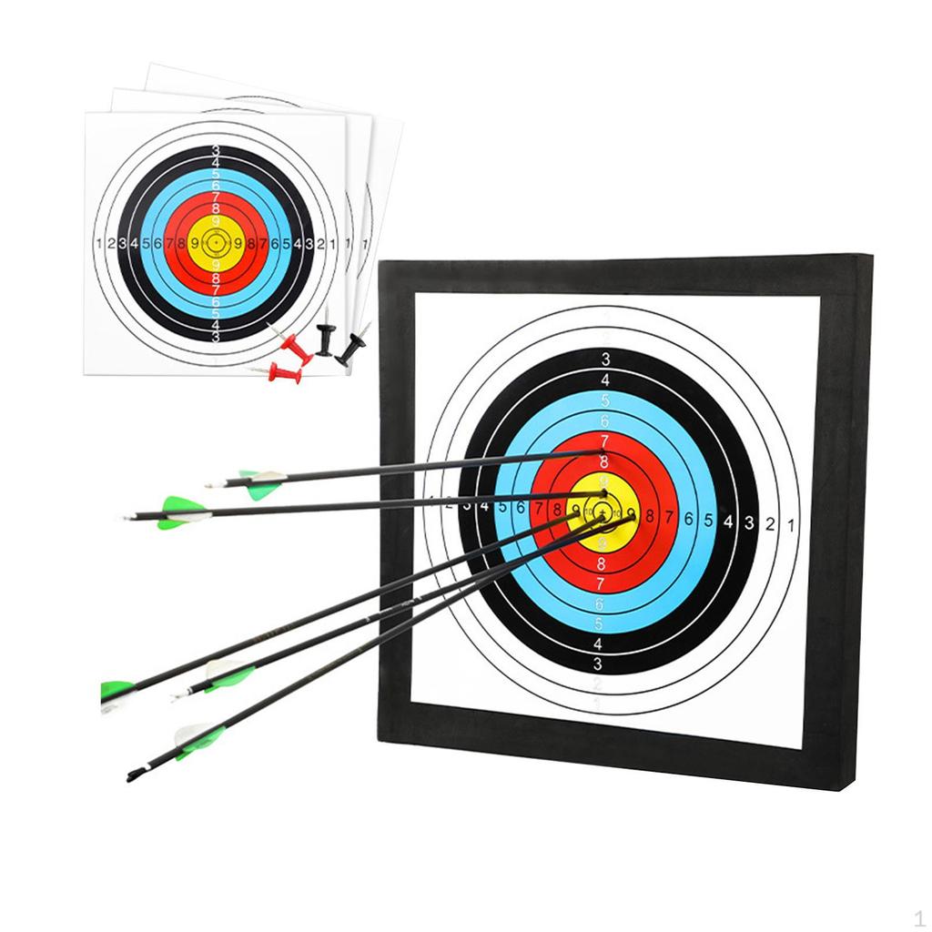 EVA Arrow Target Archery Accessories Backyard Beginner Adults High Density with Pins