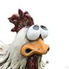 Statue Decor Craft Hen Sculpture Yard Lawn