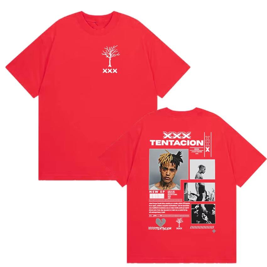 

Rapper XXXTentacion Tour Album 2026 Graphic T Shirts Unisexs Hip Hop Gothic Short Sleeve Tshirt Unisex Women Tshirt Streetwear S