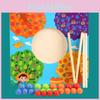 Wooden Color Matching Bead Game For Kid Hand Eye Coordination Educational Toy
