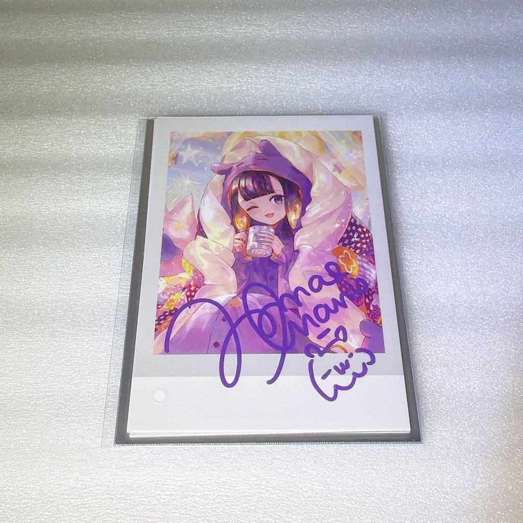 Hololive Ninomae Inanis 5th Anniversary Commemorative Autographed Bromide Card