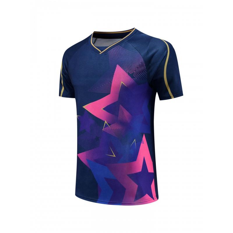 Quick-Dry Sports T-Shirt Badminton Tennis Running Gym Workout Unisex Adult Kids Breathable Athletic Top