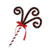 Foam Flocking Simulation Candy Cane Decoration Red Green Hot Air Balloon Christmas Velvet Hanging Candies Hanging