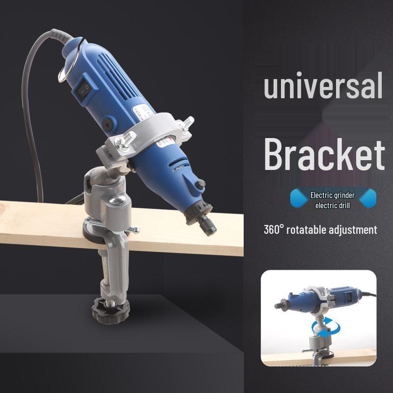 Multifunctional Aluminum Alloy Rotating Bench Vise for Mini Hand Drill & Electric Grinder