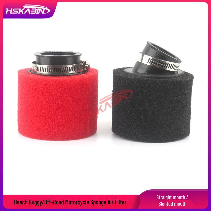 

ATV Beach Car 35-48mm Straight/Beveled Port Air Filter 42mm Red Straight