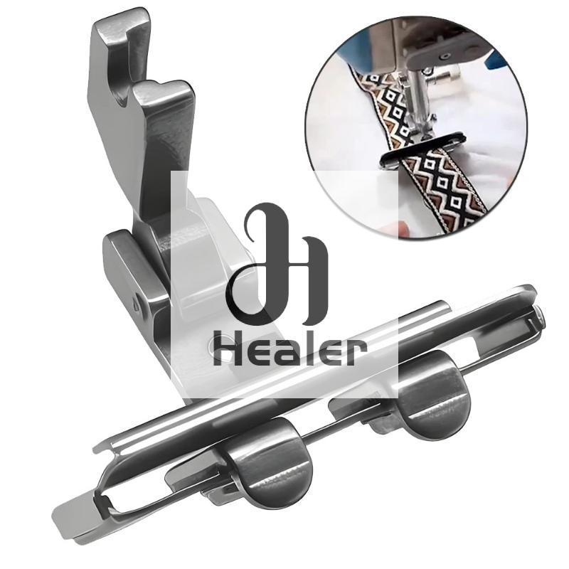 1 Stück S10A Links Rechts Verstellbarer Spitzenbandführer Nähfuß, Für Verbindungsspitze Elastisches Gurtband Industrielle Nähmaschinenteile