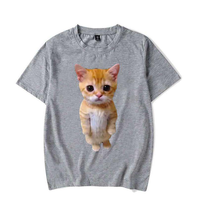 Funny Cat 3D Print Women Casual T-Shirt Women Men Summer Harajuku T Shirts Girl Boy Casual Fashion Clothes