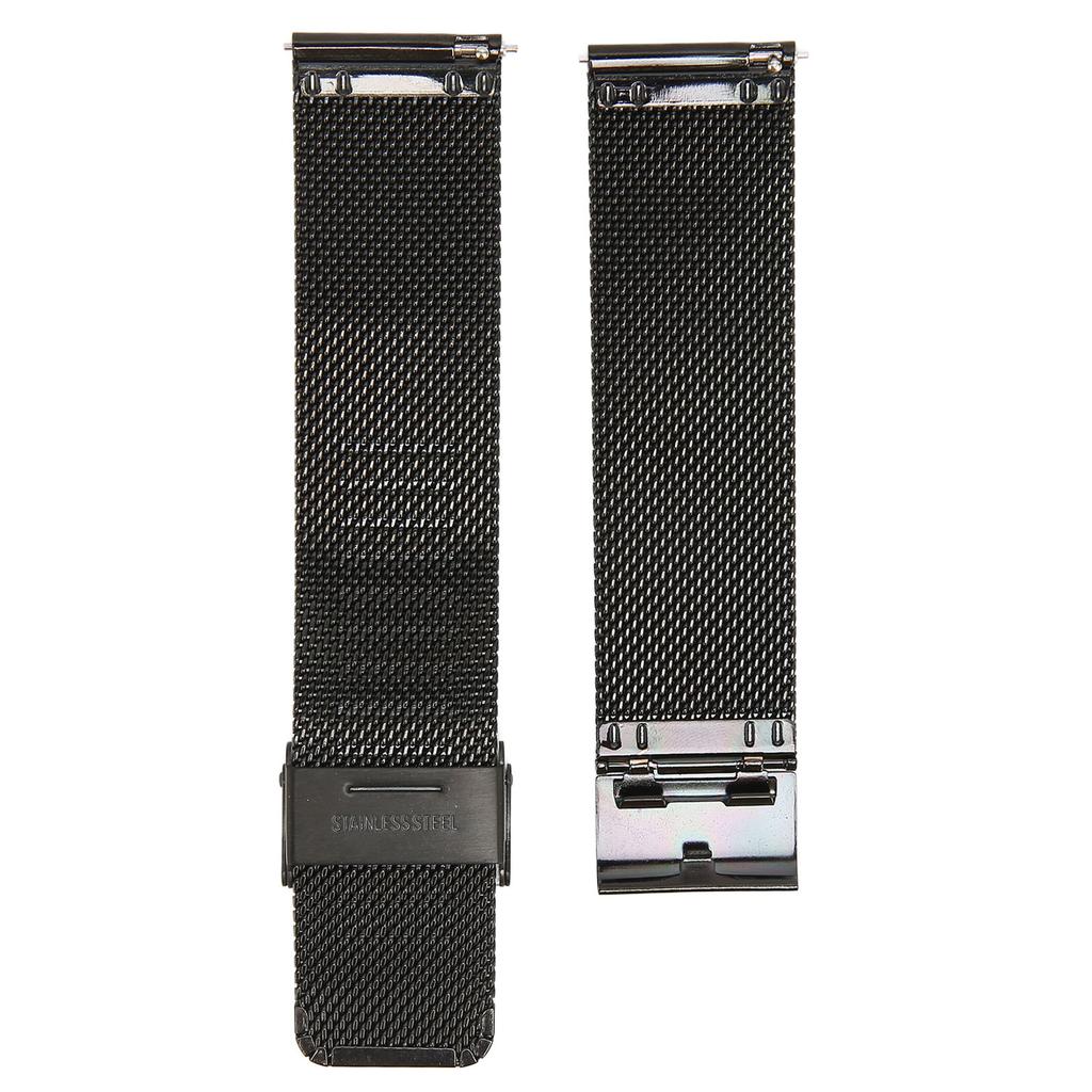 22mm Stainless Steel Watch Bands Mesh Woven Watch Straps Quick Release Watch Wristband with Universal Buckle for