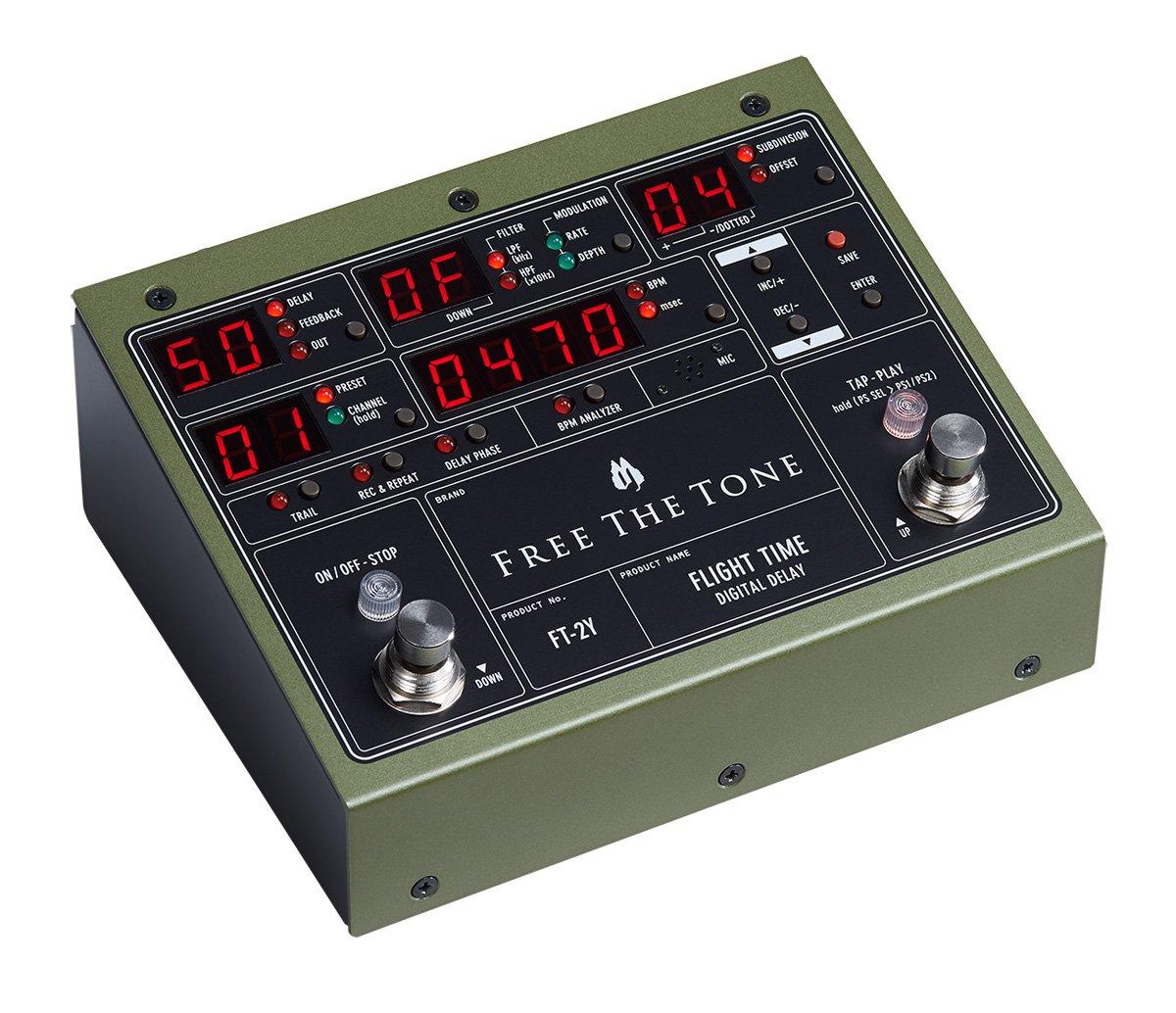 

Free The Tone FLIGHT TIME DIGITAL DELAY Digital Delay Guitar Effector FT-2Y