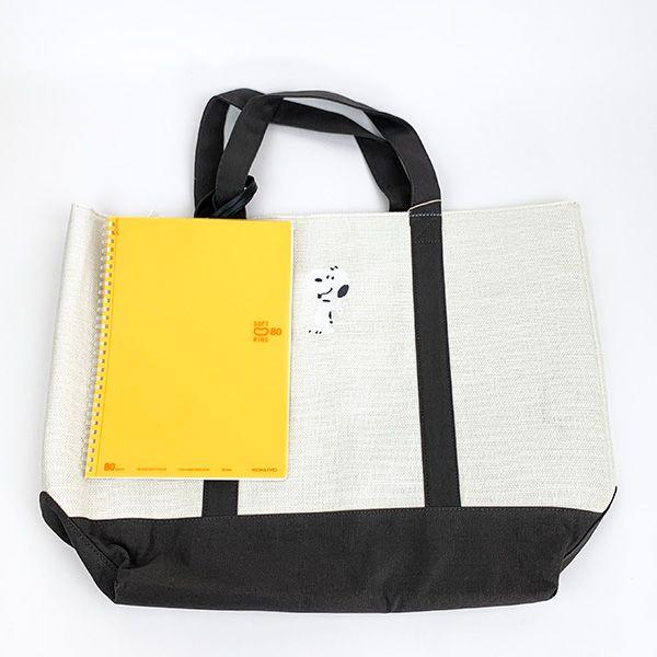 Snoopy Grocery Tote Bag White CHICKS UNDERTHE SHED SNOOPY Large Capacity Travel Bag