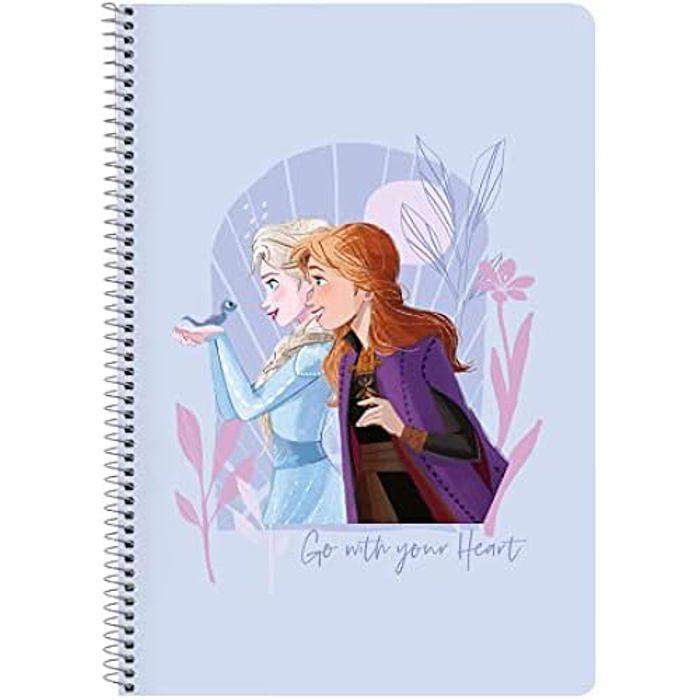 Carnet - SAFTA - Frozen Believe - Lila - A4 - 80 volets