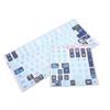 Keyboard Stickers PVC Cartoon Style DIY Decorative Keycaps Stickers for General Desktop Computer 84
