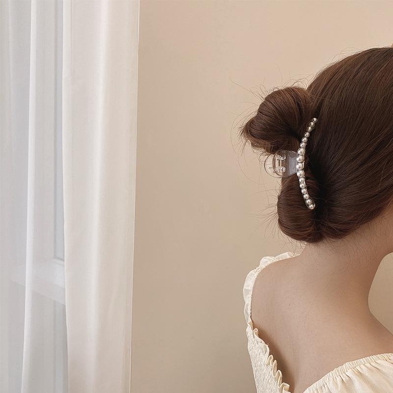 Elegant Pearl Hairpin: Simple, Stylish Side Clip for Women and Girls
