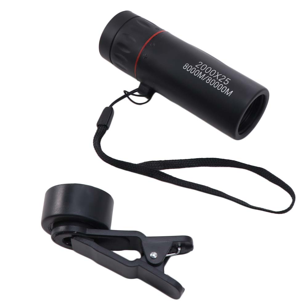 Durable Portable Phone Telescope 2000X25 Magnification Mobile Phone Telescope  Bird-watching