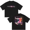2026 Madonna On A Dance Floor Tour 2026 Print T Shirts Unisex Wounisex Summer Oversized Cotton Tshirt Clothing Fashion Tees