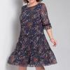 Women's Fashion Casual Print Dress Fashion Western Dress